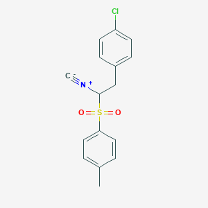 molecular formula C16H14ClNO2S B7890084 1-[2-(4-Chlorophenyl)-1-isocyanoethyl]sulfonyl-4-methylbenzene 