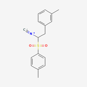 molecular formula C17H17NO2S B7890092 1-[2-Isocyano-2-(4-methylphenyl)sulfonylethyl]-3-methylbenzene 