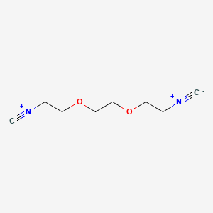 molecular formula C8H12N2O2 B7890110 1,2-双-(2-异氰基乙氧基)-乙烷 