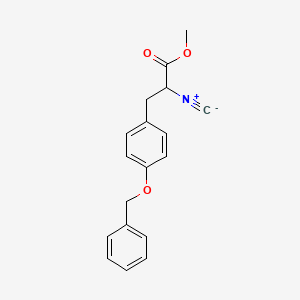 molecular formula C18H17NO3 B7890133 Methyl 2-isocyano-3-(4-phenylmethoxyphenyl)propanoate 