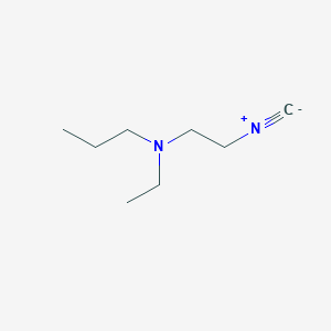 molecular formula C8H16N2 B7890175 N-ethyl-N-(2-isocyanoethyl)propan-1-amine 