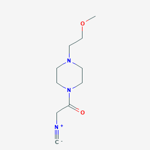 molecular formula C10H17N3O2 B7890177 2-Isocyano-1-[4-(2-methoxyethyl)piperazin-1-yl]ethanone 