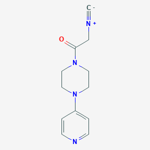 2-Isocyano-1-(4-pyridin-4-ylpiperazin-1-yl)ethanone