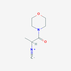 molecular formula C8H12N2O2 B7890221 2-Isocyano-propionic acid-morpholinamide 