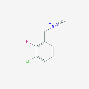 1-Chloro-2-fluoro-3-(isocyanomethyl)benzene