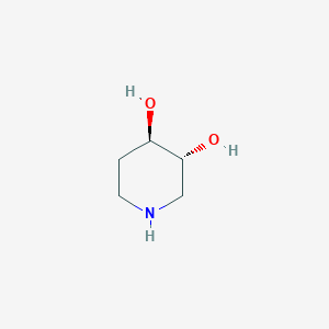 molecular formula C5H11NO2 B7890307 trans-3,4-Dihydroxypiperidine 