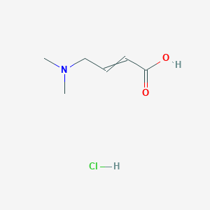 molecular formula C6H12ClNO2 B7890352 trans-4-(Dimethylamino)-2-butenoic Acid Hydrochloride 