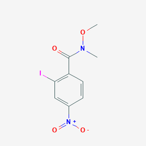 2-iodo-N-methoxy-N-methyl-4-nitrobenzamide