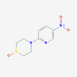 4-(5-Nitropyridin-2-yl)-1lambda4-thiomorpholin-1-one