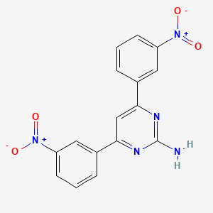 4,6-Bis(3-nitrophenyl)pyrimidin-2-amine