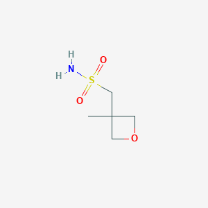 molecular formula C5H11NO3S B7890489 (3-Methyloxetan-3-yl)methanesulfonamide 
