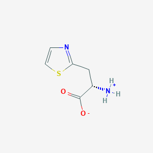 molecular formula C6H8N2O2S B7890503 (2S)-2-azaniumyl-3-(1,3-thiazol-2-yl)propanoate 