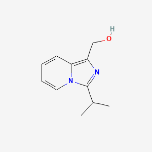 molecular formula C11H14N2O B7890551 [3-(Propan-2-yl)imidazo[1,5-a]pyridin-1-yl]methanol 