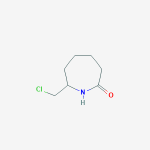 molecular formula C7H12ClNO B7890565 7-(Chloromethyl)azepan-2-one 