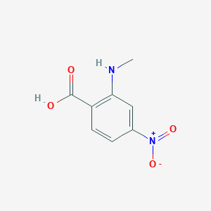 molecular formula C8H8N2O4 B7890588 2-(Methylamino)-4-nitrobenzoic acid 