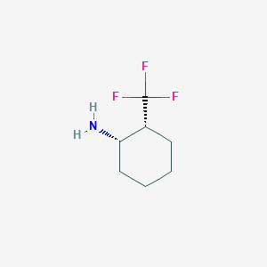 molecular formula C7H12F3N B7890619 (1S,2R)-2-Trifluoromethyl-cyclohexylamine 