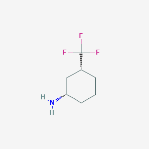 (1S,3R)-3-(trifluoromethyl)cyclohexan-1-amine