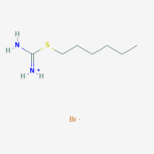 molecular formula C7H17BrN2S B7890736 S-hexylthiouronium bromide 