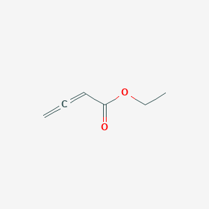 molecular formula C6H8O2 B078909 2,3-丁二烯酸乙酯 CAS No. 14369-81-4