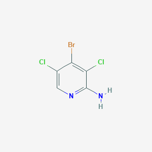 molecular formula C5H3BrCl2N2 B7890949 4-Bromo-3,5-dichloropyridin-2-amine 