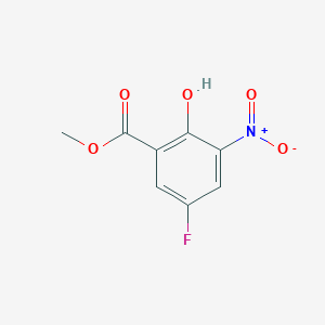 molecular formula C8H6FNO5 B7890997 5-氟-2-羟基-3-硝基苯甲酸甲酯 CAS No. 880160-63-4