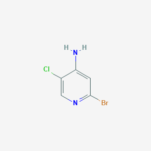 molecular formula C5H4BrClN2 B7891006 2-Bromo-5-chloropyridin-4-amine CAS No. 1060815-72-6