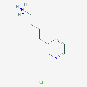 4-Pyridin-3-ylbutylazanium;chloride