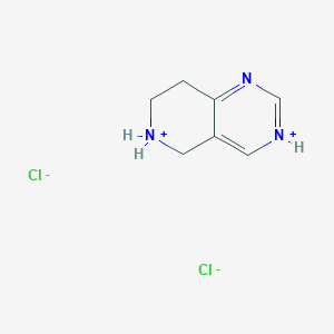 5,6,7,8-Tetrahydropyrido[4,3-d]pyrimidine-3,6-diium;dichloride