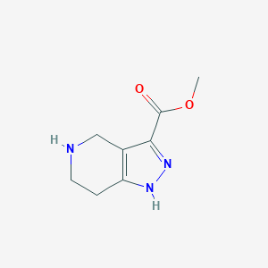 molecular formula C8H11N3O2 B7891108 methyl 4,5,6,7-tetrahydro-1H-pyrazolo[4,3-c]pyridine-3-carboxylate 