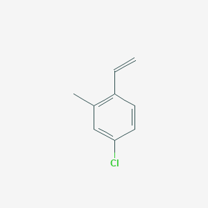 molecular formula C9H9Cl B7891177 2-Methyl-4-chlorostyrene 