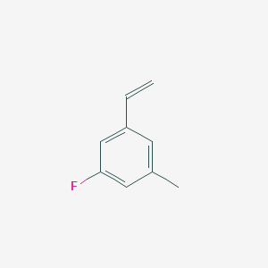 molecular formula C9H9F B7891187 1-Fluoro-3-methyl-5-vinylbenzene 