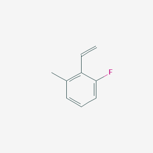 molecular formula C9H9F B7891188 2-Ethenyl-1-fluoro-3-methylbenzene 