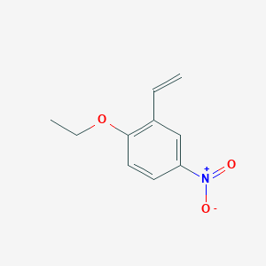 molecular formula C10H11NO3 B7891215 1-Ethoxy-4-nitro-2-vinyl-benzene 