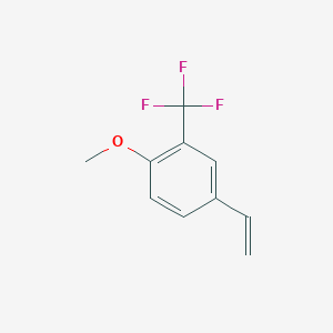 molecular formula C10H9F3O B7891219 4-Ethenyl-1-methoxy-2-(trifluoromethyl)benzene 