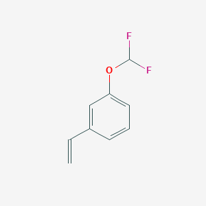 molecular formula C9H8F2O B7891261 1-(Difluoromethoxy)-3-vinylbenzene 