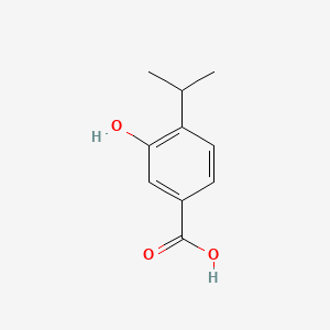 molecular formula C10H12O3 B7891349 3-Hydroxy-4-isopropylbenzoic acid CAS No. 19420-59-8
