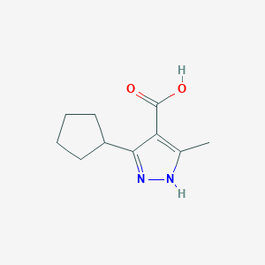 5-cyclopentyl-3-methyl-1H-pyrazole-4-carboxylic acid
