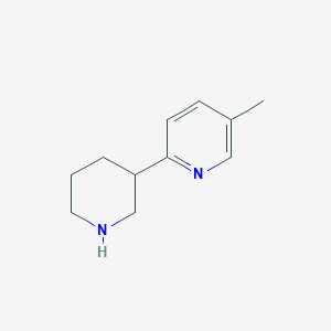5-Methyl-2-(piperidin-3-yl)pyridine