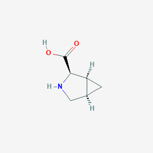 molecular formula C6H9NO2 B7891547 (1S,2R,5R)-3-azabicyclo[3.1.0]hexane-2-carboxylic acid 