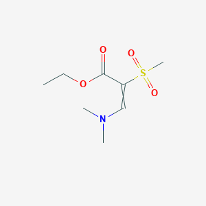 Ethyl 3-dimethylamino-2-methylsulphonylacrylate