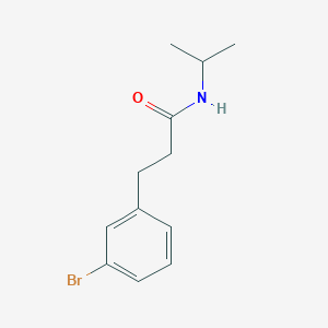 molecular formula C12H16BrNO B7891623 3-(3-Bromophenyl)-N-isopropylpropanamide 