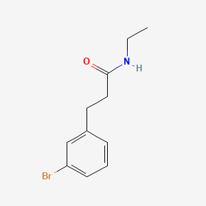 molecular formula C11H14BrNO B7891656 3-(3-bromophenyl)-N-ethylpropanamide 