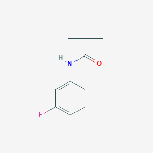 N-(3-fluoro-4-methylphenyl)-2,2-dimethylpropanamide