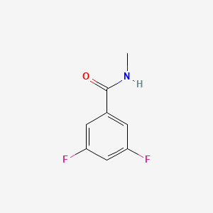molecular formula C8H7F2NO B7891674 3,5-二氟-N-甲基苯甲酰胺 