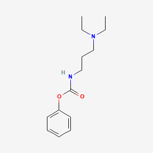 molecular formula C14H22N2O2 B7891691 Phenyl n-(3-diethylaminopropyl)carbamate 