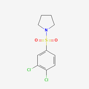 molecular formula C10H11Cl2NO2S B7891696 1-(3,4-Dichloro-benzenesulfonyl)-pyrrolidine 