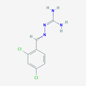 molecular formula C8H8Cl2N4 B7891712 2,4-Dichlorobenzaldehyde guanylhydrazone 