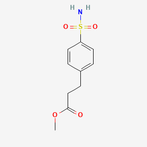 molecular formula C10H13NO4S B7891770 Methyl 3-(4-sulfamoylphenyl)propanoate 