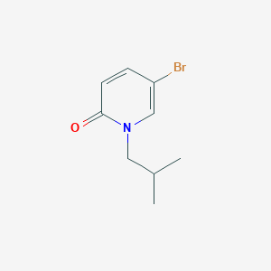molecular formula C9H12BrNO B7891775 5-Bromo-1-isobutylpyridin-2(1H)-one 