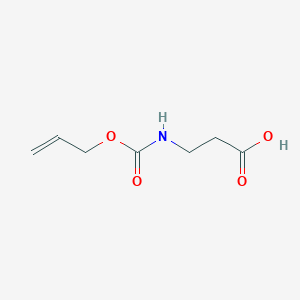 molecular formula C7H11NO4 B7891797 N-(allyloxycarbonyl)-3-aminopropionic acid 